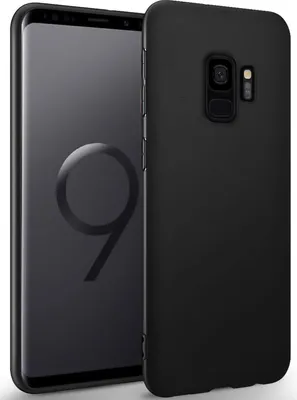 Obrázok produktu pre Silikónový kryt pre Samsung Galaxy S9 ochranný kryt matný čierny zadný kryt kryt mobilného telefónu