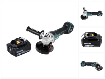Image de Makita DGA 517 T1 Meuleuse d'angle sans fil 18 V 125 mm Brushless + 1x batterie 5,0 Ah - sans chargeur