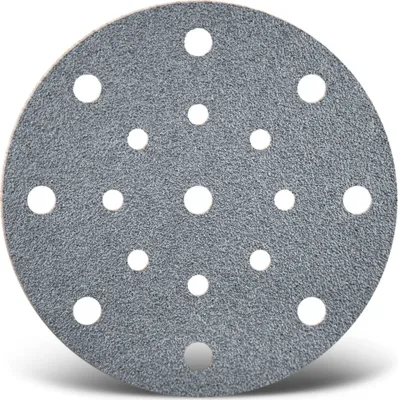 Produktbild von MENZER Platinum Klett-Schleifscheiben, 150 mm, 17-Loch, f. Exzenterschleifer, Halbedelkorund (50 Stk.) K40