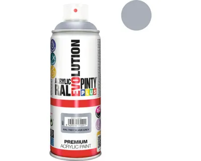 Imagen del producto de Pintura en aerosol Pintyplus Evolution, color gris plateado (RAL 7001), 300 ml