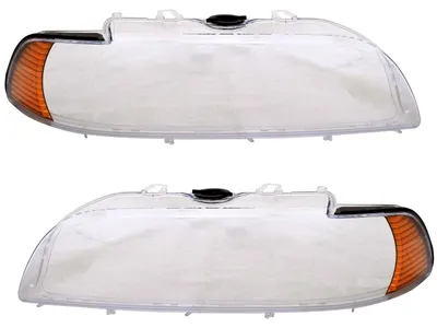 Productafbeelding van Koplampglas voor BMW 5-serie E39, links en rechts, vanaf 09/2000-2003