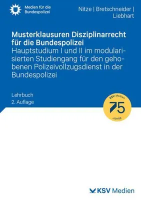 Image de Musterklausuren Disziplinarrecht für die Bundespolizei