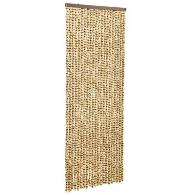 Produktbild von Fliegenvorhang Beige und Braun 90x200 cm Chenille