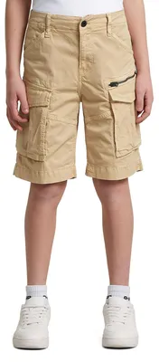 Productafbeelding van G-STAR jongens shorts, model Rovic Zip PM, beige (dk brick D29810-01-1214), maat 14