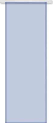 Produktbild von Przezroczysta zasłona panelowa (bez akcesoriów) Wymiary: 60x245cm, Kolor: Niebieski