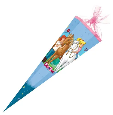 Produktbild von Nestler Schultüte Bibi & Tina 85cm mit Tüllverschluss