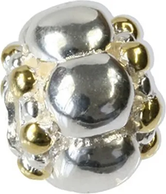 Produktbild von Carlo Biagi Bead Ring Silber Bicol European Beads D2BTT21
