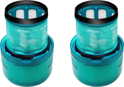 Produktbild von 2x Trade-Shop HEPA-Filter / Vormotorfilter Türkis kompatibel mit Dyson Cyclone V11 Animal, Animal Pro, Animal + Plus, Fluffy, Fluffy +, Total Clean, Pro