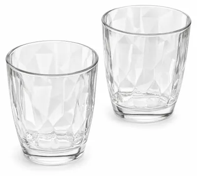 Produktbild von FC Schalke 04 Glas Diamond 2er-Set | 0,385 Liter
