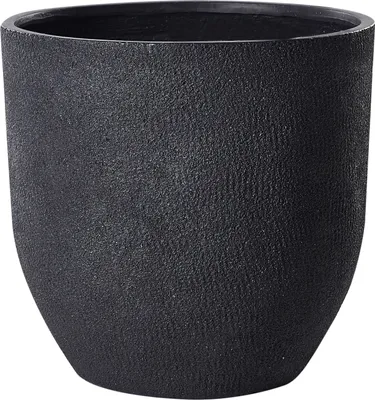 Obrázek produktu pro BELIANI Květináč tmavošedý hlína skelné vlákno Kulatý Odolný vůči povětrnostním vlivům 55x55x53 cm