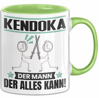 Produktbild von Kendoka Tasse Geschenk für Kendoka Der Mann Der Alles Kann Geschenkidee zum Geburtstag (Grün)