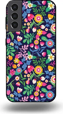 Image de Smartphonica Coque pour téléphone Samsung Galaxy S21 Plus avec impression de fleurs - Coque arrière en TPU avec motifs floraux