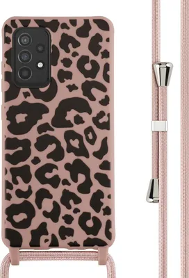 Zdjęcie produktu dla imoshion Silikonowe etui ze sznurkiem do Samsung Galaxy A52(s) (5G/4G) - Animal Pink