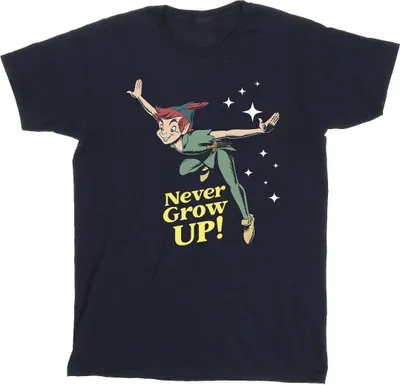 Produktbild von Disney - "Never Grow Up" T-Shirt für Herren BI44082 (3XL) (Marineblau)