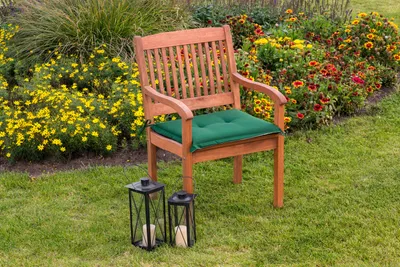 Obrázek produktu pro Merxx Polštář pro křeslo - Barva: zelená - Rozměry: 52 x 57 x 4 cm; 29570-100