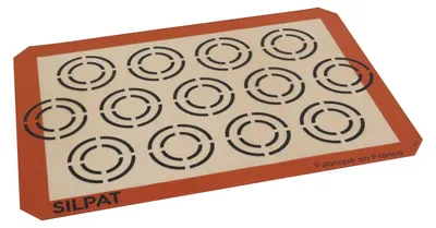 Produktbild von DEMARLE Silpat® Backmatte Macarons, Länge 420 mm, Breite: 295 mm