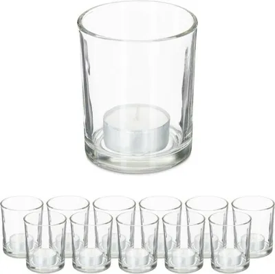 Image de Support pour lampe chauffante transparent, lot de 12