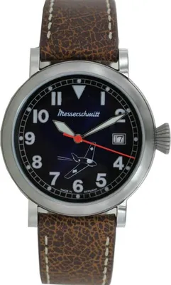 Produktbild von Aristo Herren Messerschmitt Uhr Fliegeruhr Komet ME-163BL Leder