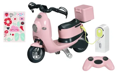 Zdjęcie produktu dla BABY born @ E-Scooter, Skuter dla lalki, 3 lat(a), Wymagane baterie