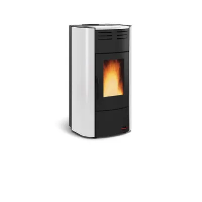 Produktbild von Extraflame Raffaella Idro H15 Wasserführender Pelletofen Stahl Weiß