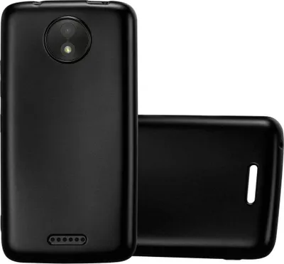 Produktbild von Cadorabo Schutzhülle für Motorola MOTO C Hülle in Schwarz Handyhülle TPU Silikon Etui Cover Case