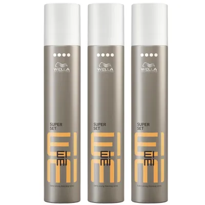 Produktbild von Wella EIMI Super Set Finishing Haarspray 3 x 500 ml Extra starker Halt
