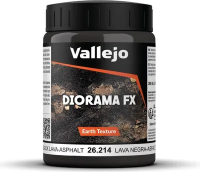 Immagine prodotto di Vallejo Effetti Diorama, Texture della Terra, Lava Nera, Asfalto, 200 ml