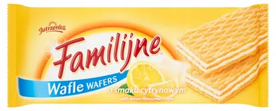 Zdjęcie produktu dla Familijne Wafle o smaku cytrynowym 180 g