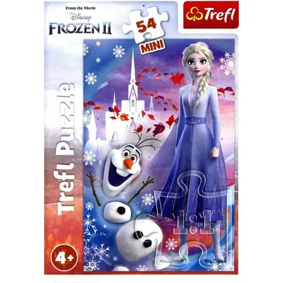 Produktbild von TREFL Puzzle Ice Kingdom II: Elsa und Olaf 54 Teile