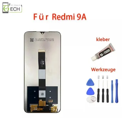 Produktbild von Für Xiaomi Redmi 9A / 9C / 9AT LCD Display Bildschirm Touch Screen Kleber + W...