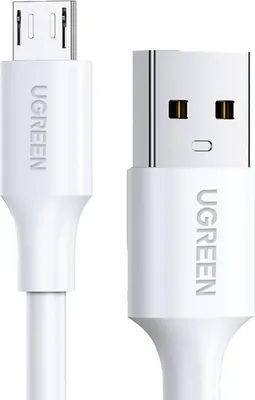 Image de UGREEN Câble Micro USB 2m Blanc - Charge Rapide KP35177