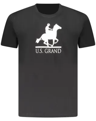 Immagine prodotto di US GRAND Herren-T-Shirt, schwarz, kurzärmelig