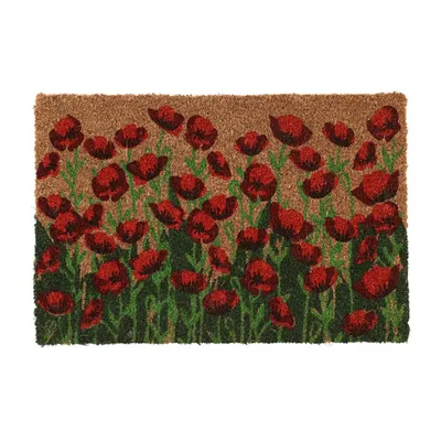 Produktbild von Esschert Design Kokosmatte mit rotem Mohn 60 cm