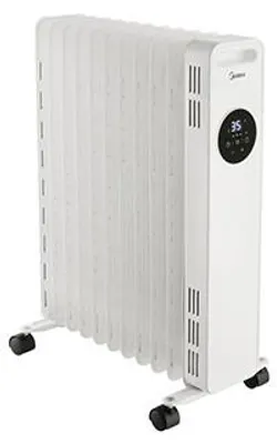 Immagine prodotto di Radiatore ad olio Midea a 11 elementi, 2300 W, con timer NY2311-20ME - Bianco