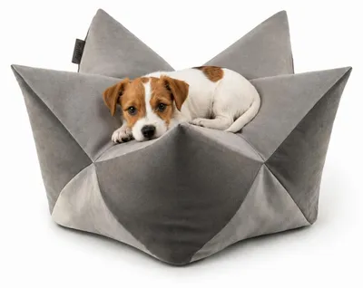 Produktbild von Graues Sternenkissen 60x35cm für Katzen und Hunde