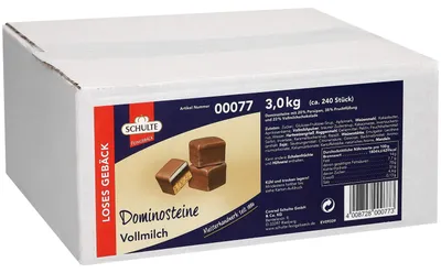 Produktbild von Schulte Dominosteine Vollmilch 3kg