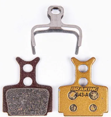 Produktbild von Braking Formula The One Metallische Carbon-scheibenbremsbeläge Golden  Golden One Size