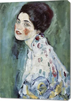 Zdjęcie produktu dla Obraz 70x100cm Portrait of a Lady, Gustaw Klimt Vintage do Salonu