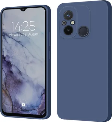 Produktbild von Hülle für Xiaomi Redmi 12C Case Cover Bumper Silikon Softgrip Schutzhülle Farbe: Lavendelblau