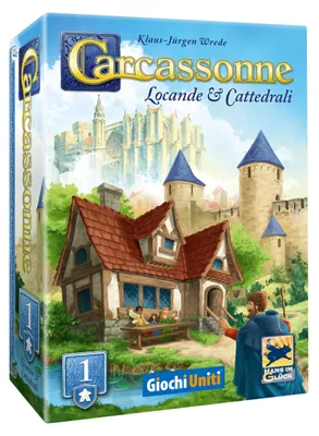 Obrázok produktu pre Giochi Uniti – Carcassonne: Obnovená edícia – Hostince a katedrály, 1-6 hráčov, od 7 rokov