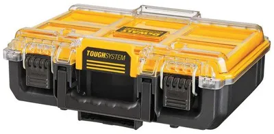Produktbild von DEWALT TOUGHSYSTEM 2.0 Halbformat Organizer, tief, Werkzeugkiste