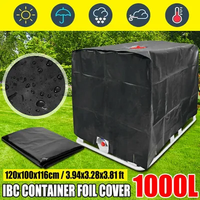 Obrázek produktu pro kryt 1000L IBC kontejneru Kryt z fólie s UV ochranou Kryt nádrže na dešťovou vodu
