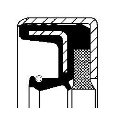 Produktbild von Wellendichtring, Differential CORTECO 12016507B