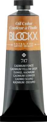 Produktbild von Blockx 3x Ölfarbe, Kadmiumgelb dunkel - Tube 35ml - Kadmium dunkel 213717BXC