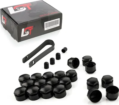 Produktbild von 20x Radschrauben Kappen 17 mm diebstahlhemmend + Abzieher für AUDI für SEAT