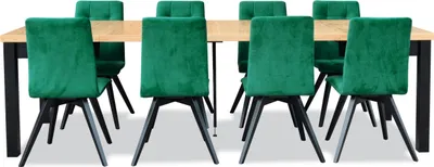 Produktbild von Esszimmer Set Luxus Tisch 6x Stühle Esstisch Lehnstühle Garnitur 7tlg.Gruppe Neu
