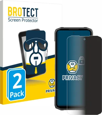 Produktbild von 2x BROTECT Sichtschutzfolie für Doogee Blade 10 Power Anti-Spy Privacy Sichtschutz Blickschutz Folie Blaulicht-Schutz