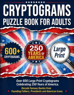 Produktbild von Cryptograms Puzzle Book For Adults