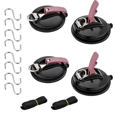 Produktbild von Set mit 4 Saugnäpfen für Autos, max. 22 kg, für Markisen, Sonnenschutz, Planen und Fahrzeugabdeckungen