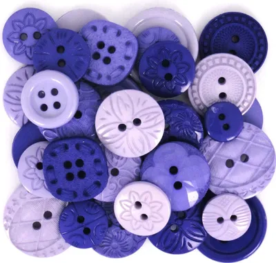 Produktbild von Dress It Up Knöpfe Color Me Knopfmischungen in verschiedenen Farben : Lila Color Me: Lila